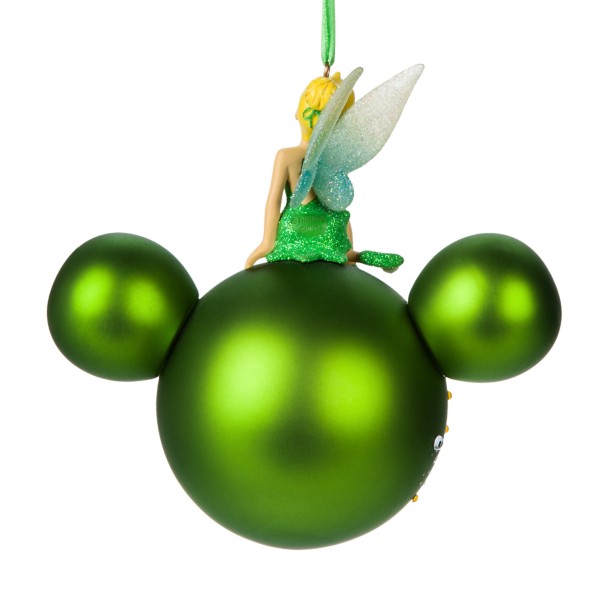 Tinker Bell Mickey Mouse Head Ornament