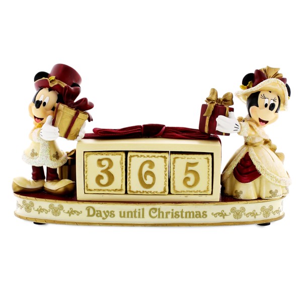 Mickey and Minnie Mouse Victorian Holiday Countdown Calendar
