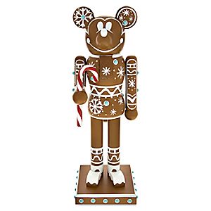 Mickey Mouse Gingerbread Man Nutcracker Figure - 14''