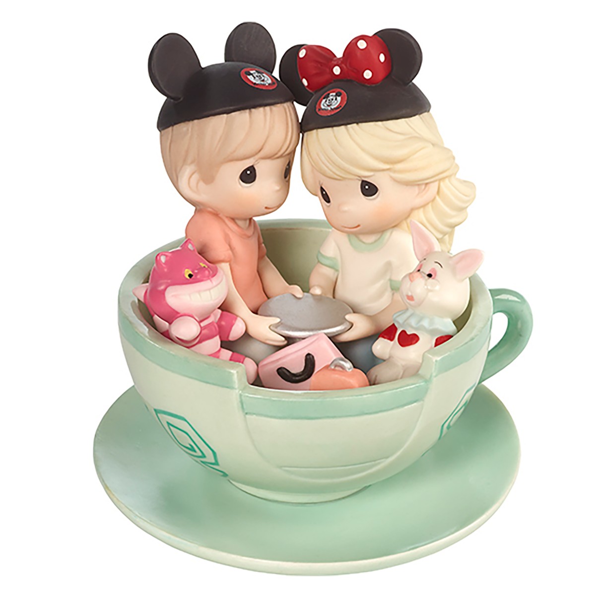 Disney Boy and Girl ''It's a Tea-riffic Day to Be with You'' Figurine – Precious Moments