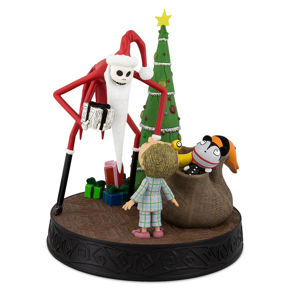 The Nightmare Before Christmas Santa Jack Skellington Figurine Brand New 