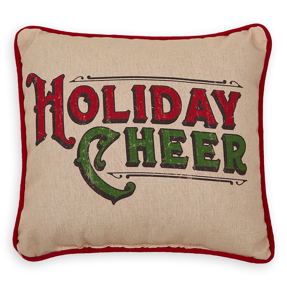 Santa Mickey And Minnie Mouse Holiday Throw Pillow Shopdisney