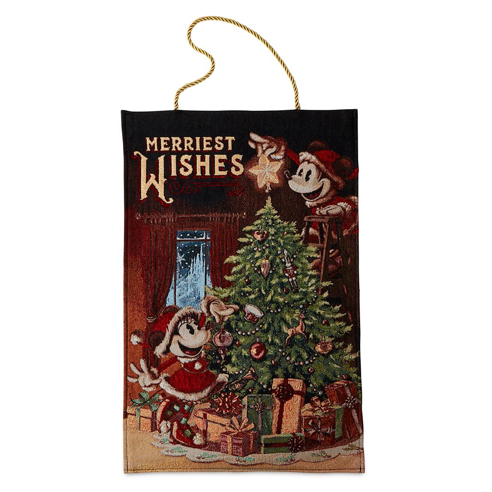 Mickey Mouse and Friends Holiday Light-Up Tapestry