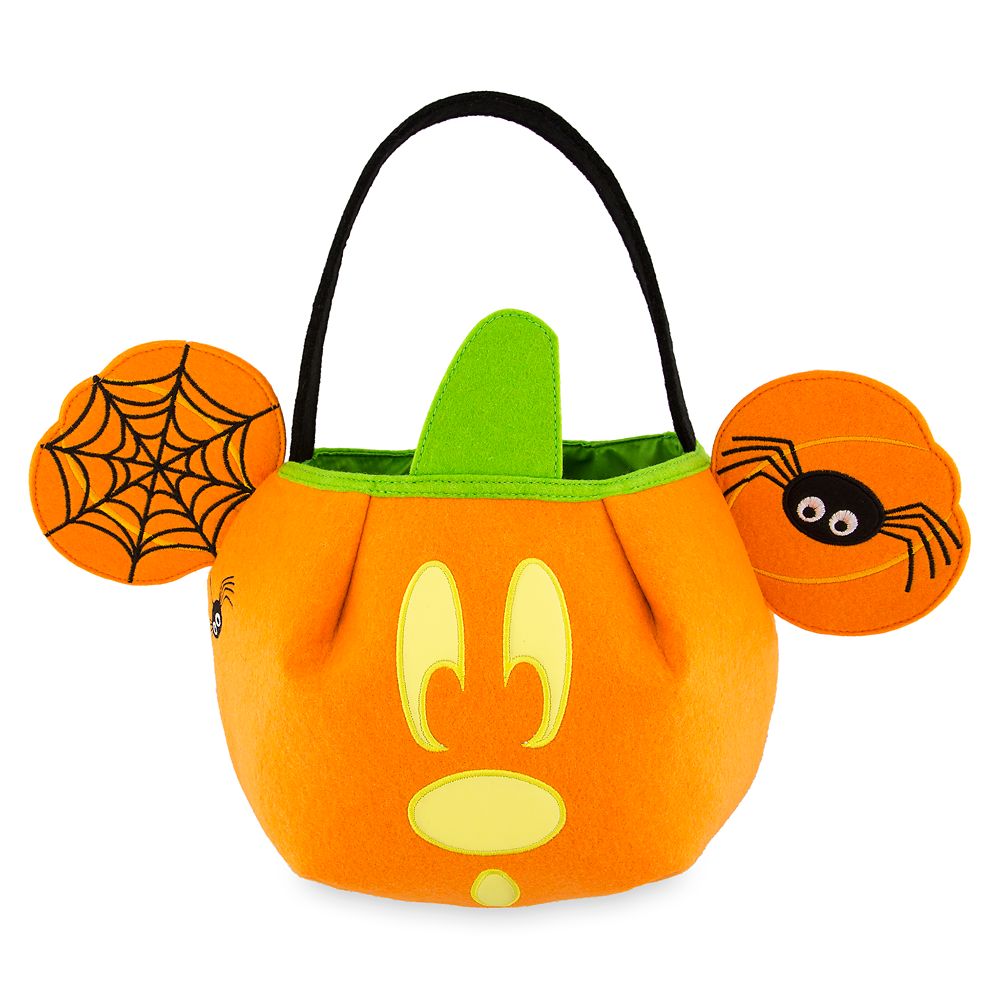 Disney Store MICKEY MOUSE Halloween Glow in the Dark Trick or Treat Bag Tote NWT 