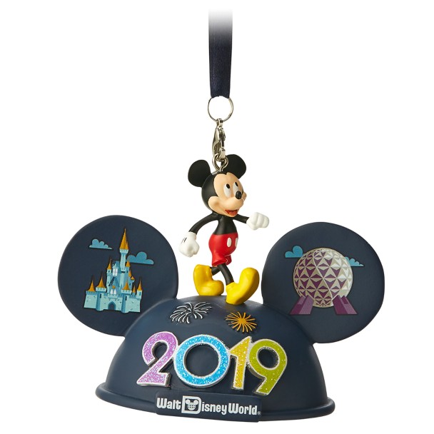 Mickey Mouse Light-Up Ear Hat Ornament – Walt Disney World 2019