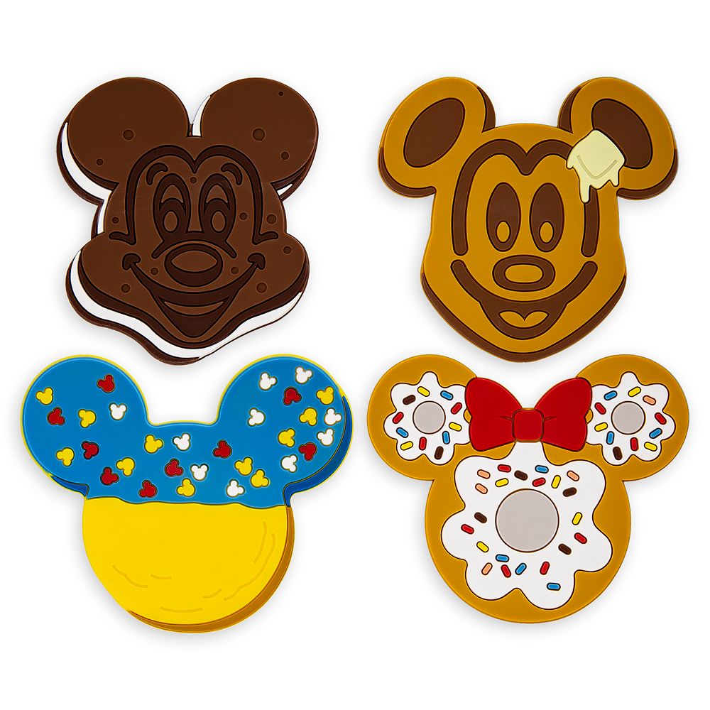 Disney Parks Food Icons Coaster Set