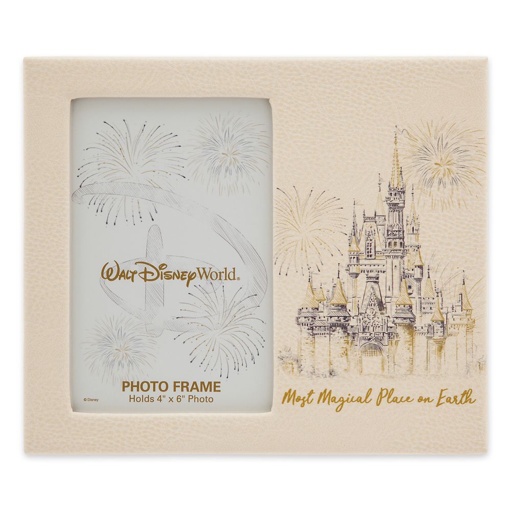 Walt Disney World Faux Leather Photo Frame – 4'' x 6''