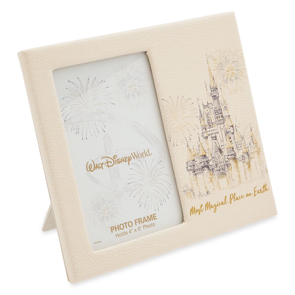 Walt Disney World Faux Leather Photo Frame – 4'' x 6''