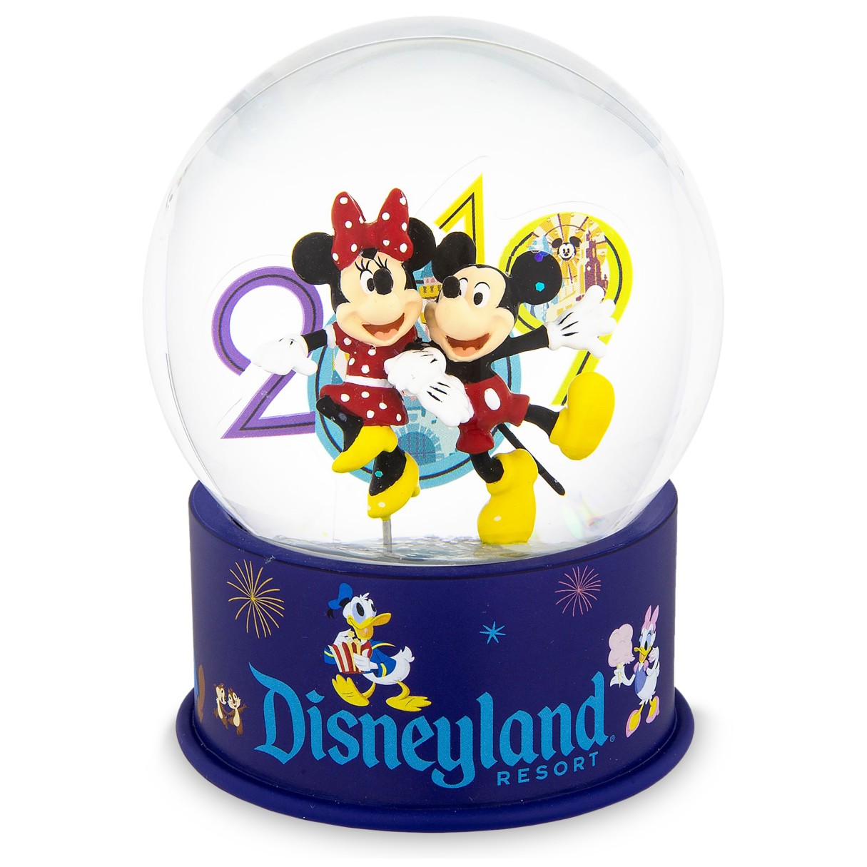 Mickey and Minnie Mouse Mini Snowglobe – Disneyland 2019
