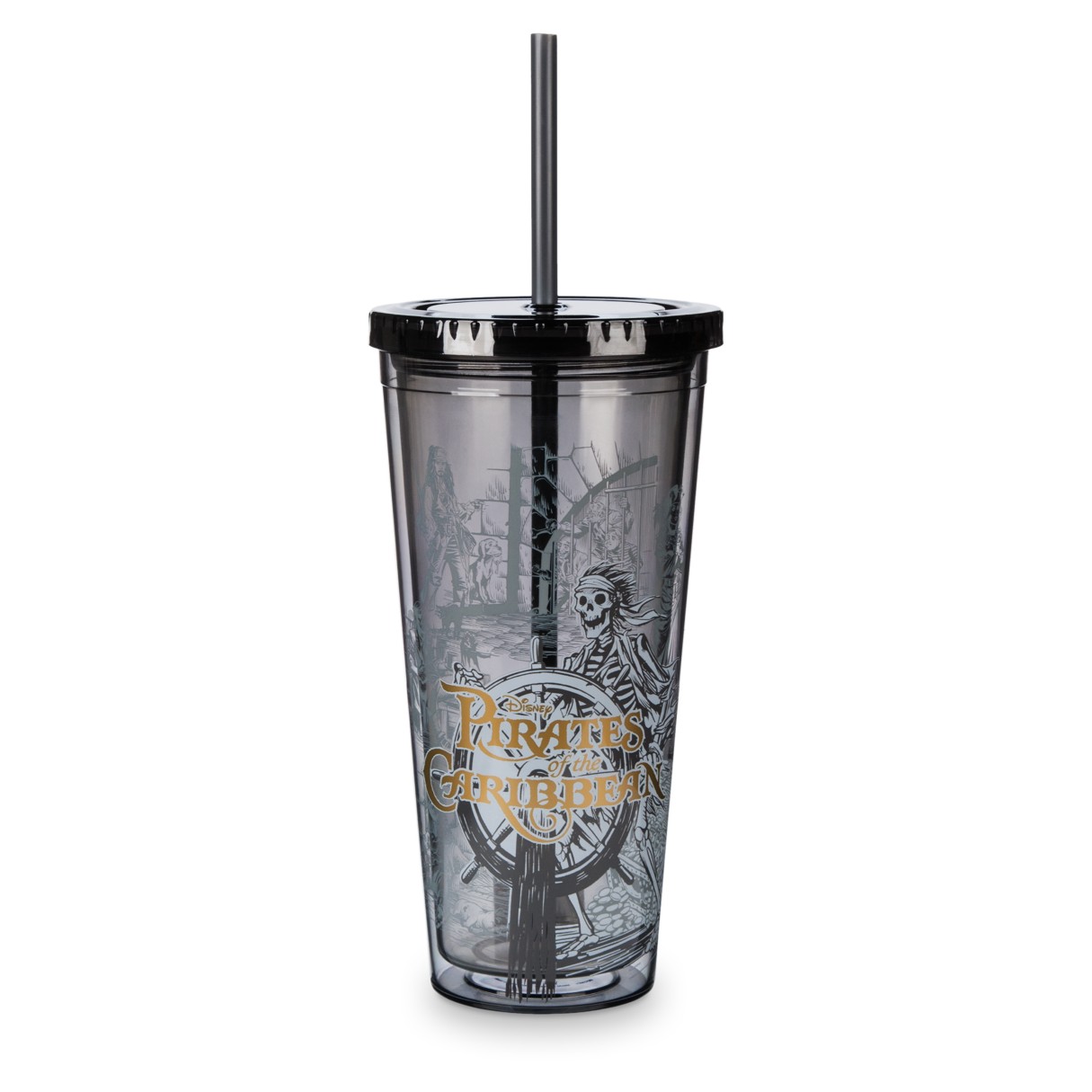 Pirates of the Caribbean Tumbler with Straw – Large