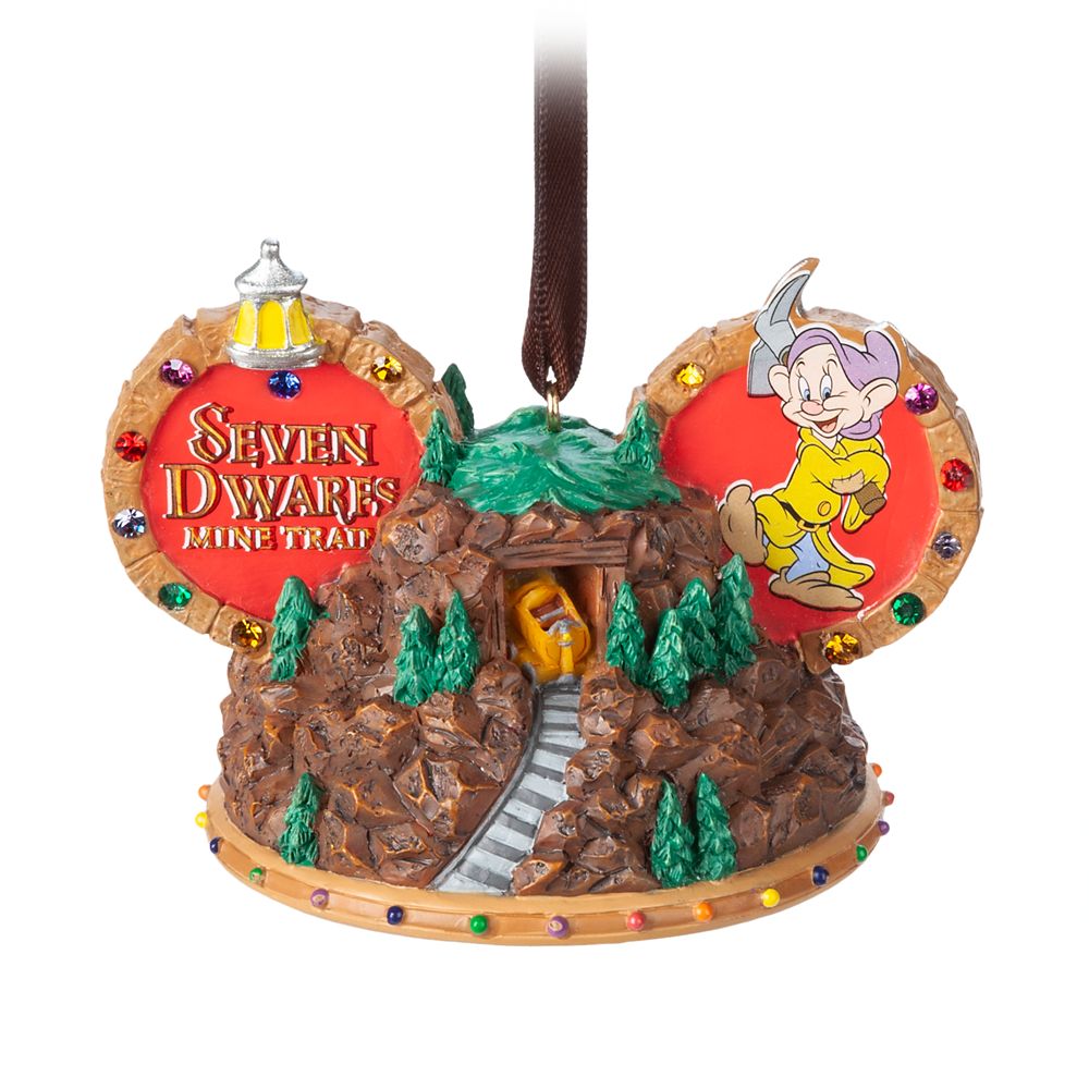 Seven Dwarfs Mine Train Ear Hat Ornament