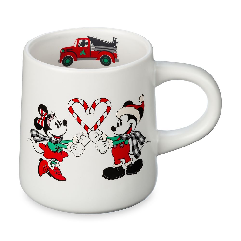 Mickey and Minnie Mouse Holiday Mug