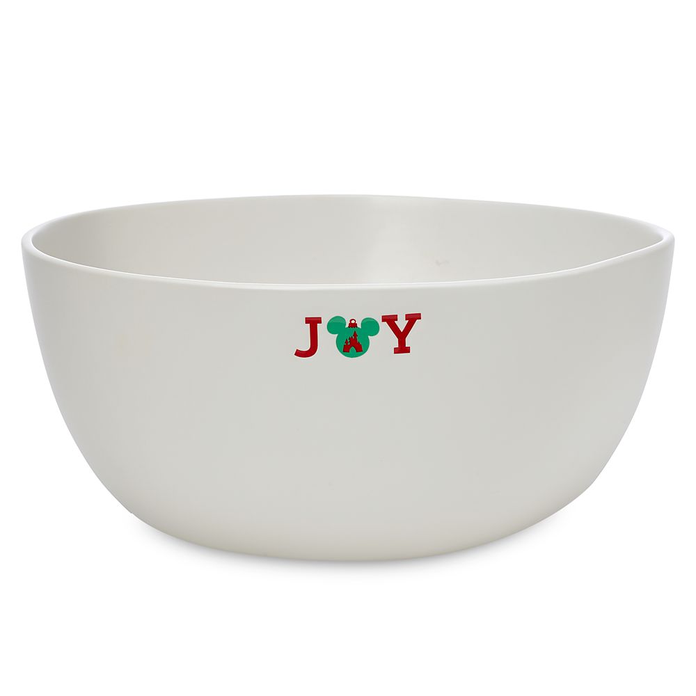 Mickey and Minnie Mouse Holiday Serving Bowl