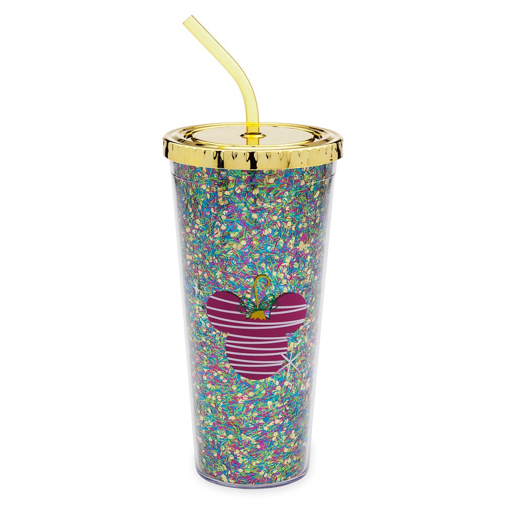 Mickey Mouse Icon Holiday Tumbler with Straw