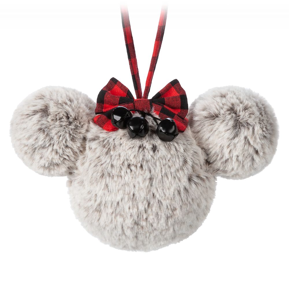 Minnie Mouse Faux Fur Icon Ornament