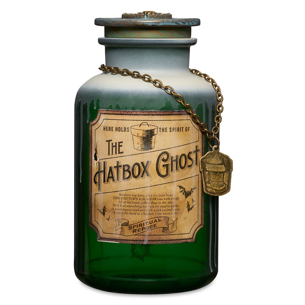 The Hatbox Ghost Host A Ghost Spirit Jar  The Haunted Mansion Merchandise Official shopDisney