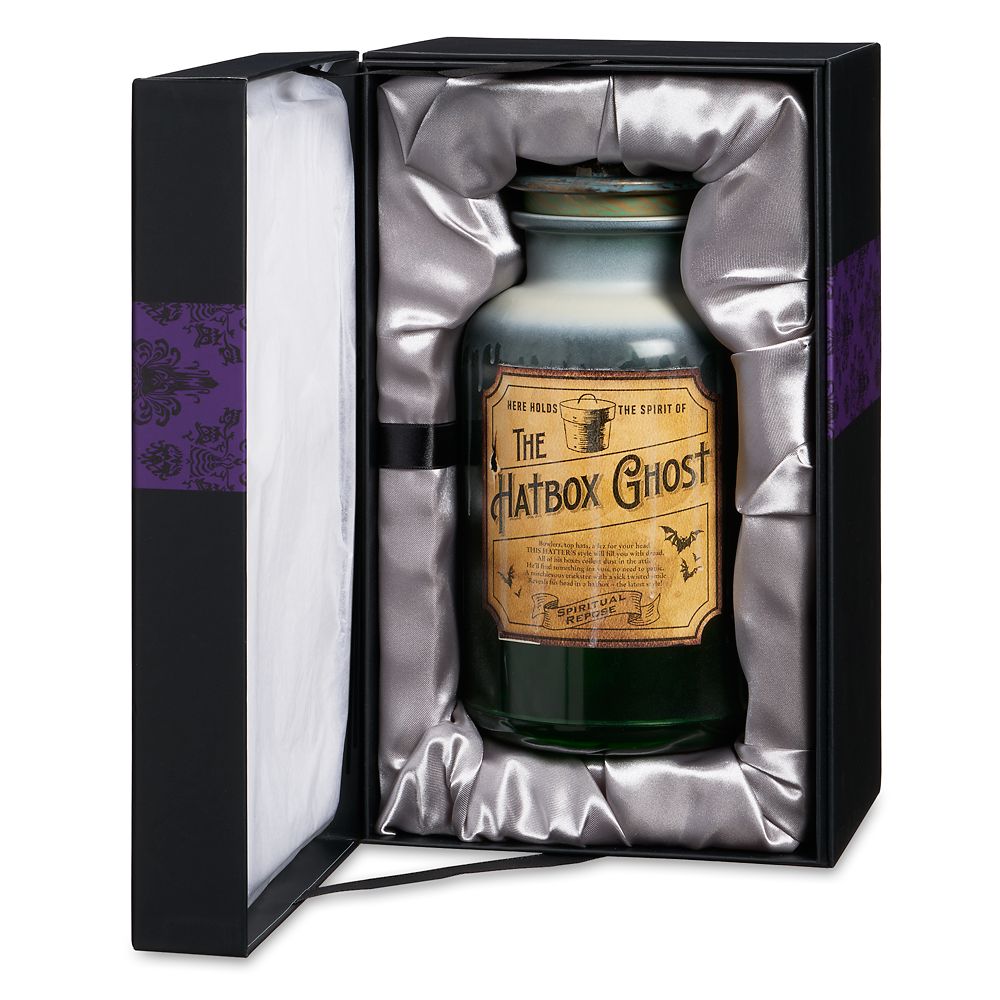 The Hatbox Ghost Host A Ghost Spirit Jar – The Haunted Mansion
