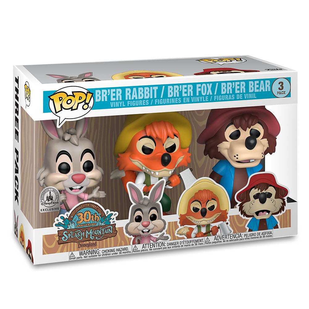 Splash Mountain 30th Anniversary Pop! Vinyl Figure Set by Funko