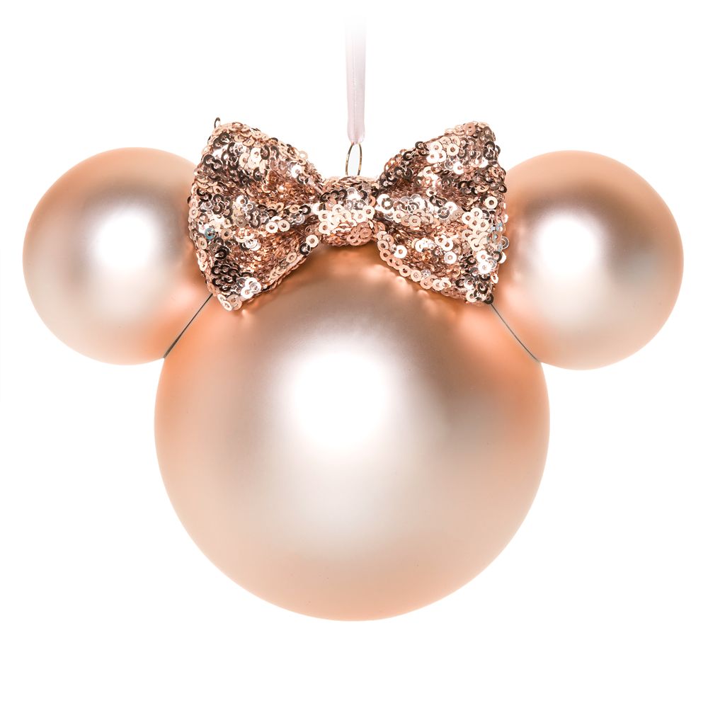 Minnie Mouse Icon Ornament – Briar Rose Gold