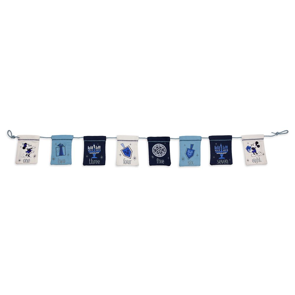 Mickey and Minnie Mouse Chanukah Pouch Banner