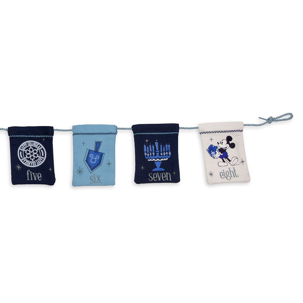 Mickey and Minnie Mouse Chanukah Pouch Banner