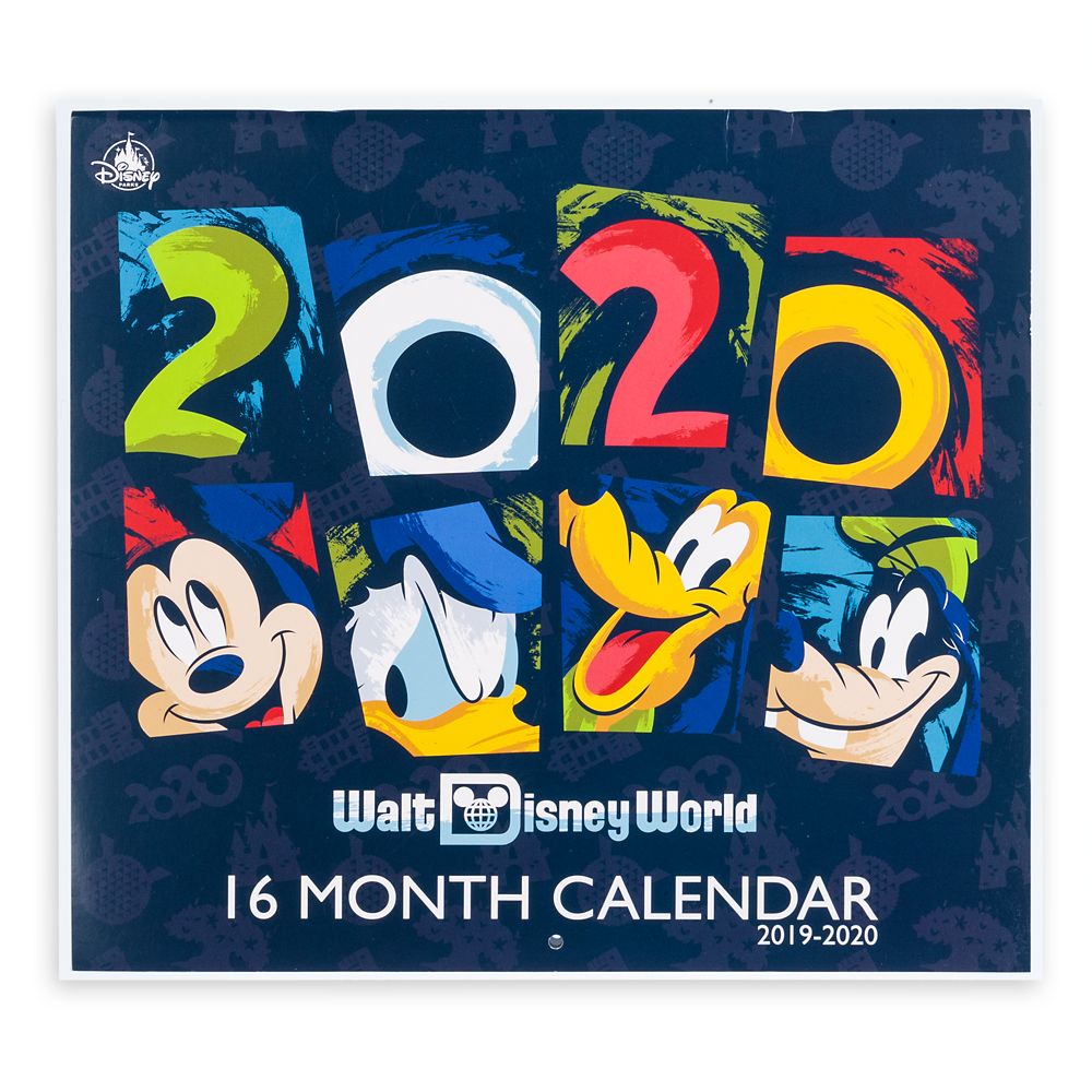 Walt Disney World 16 Month Calendar 2019-2020