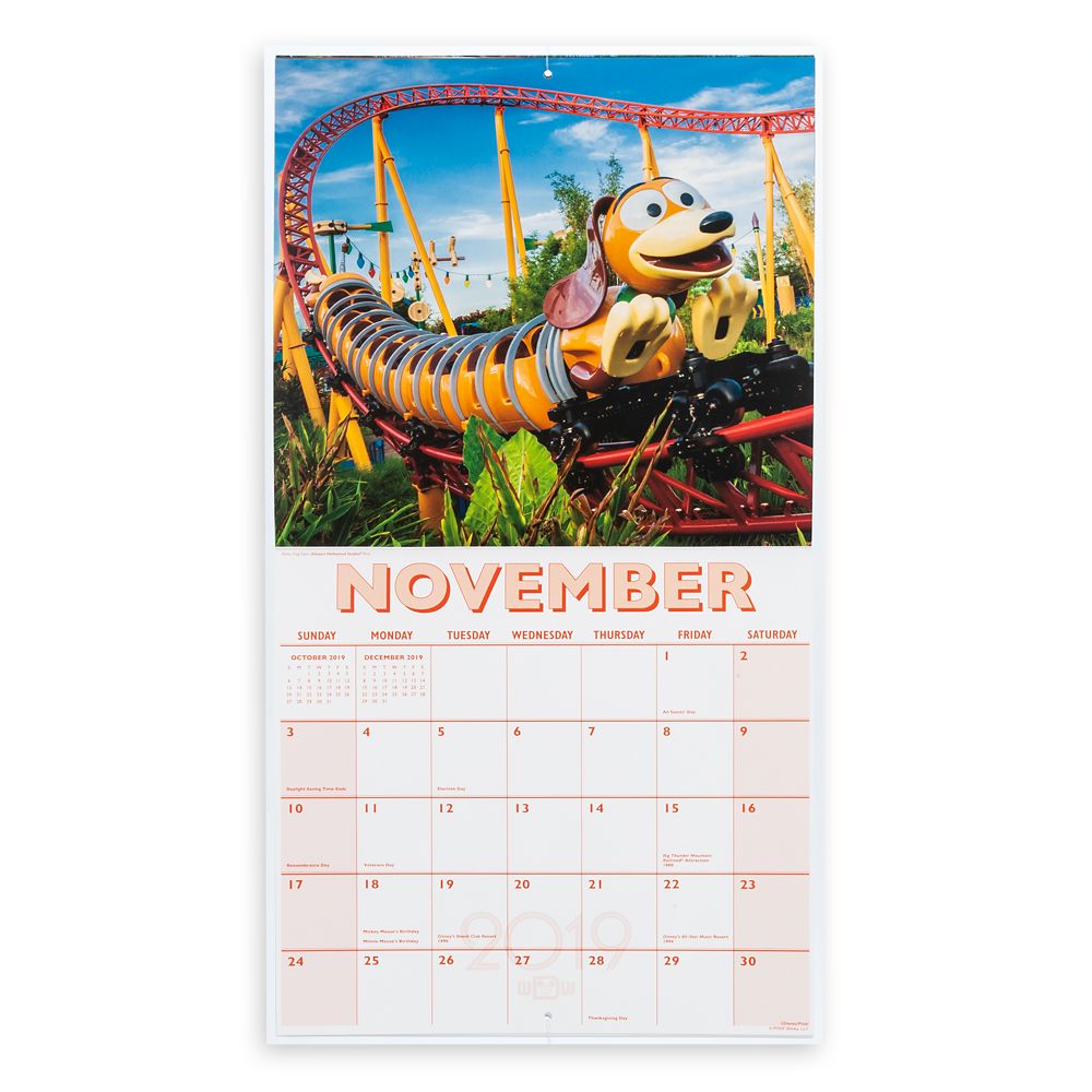 Walt Disney World 16 Month Calendar 2019-2020
