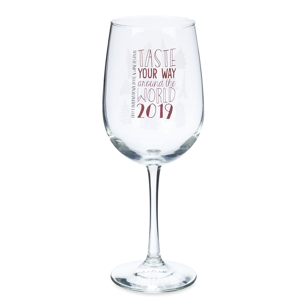 Epcot International Food & Wine Festival 2019 Wine Glass Official shopDisney