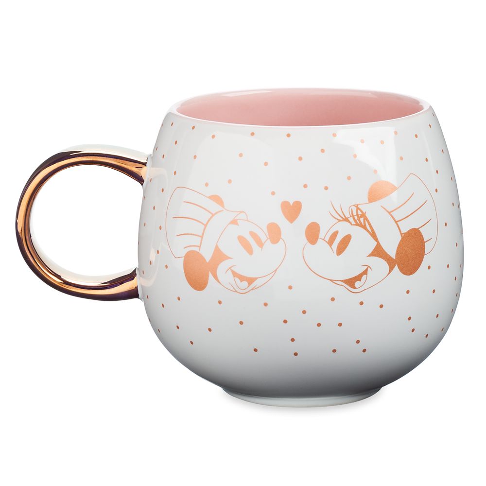 Mickey and Minnie Mouse Rose Gold Mug – Epcot International Food & Wine Festival 2019