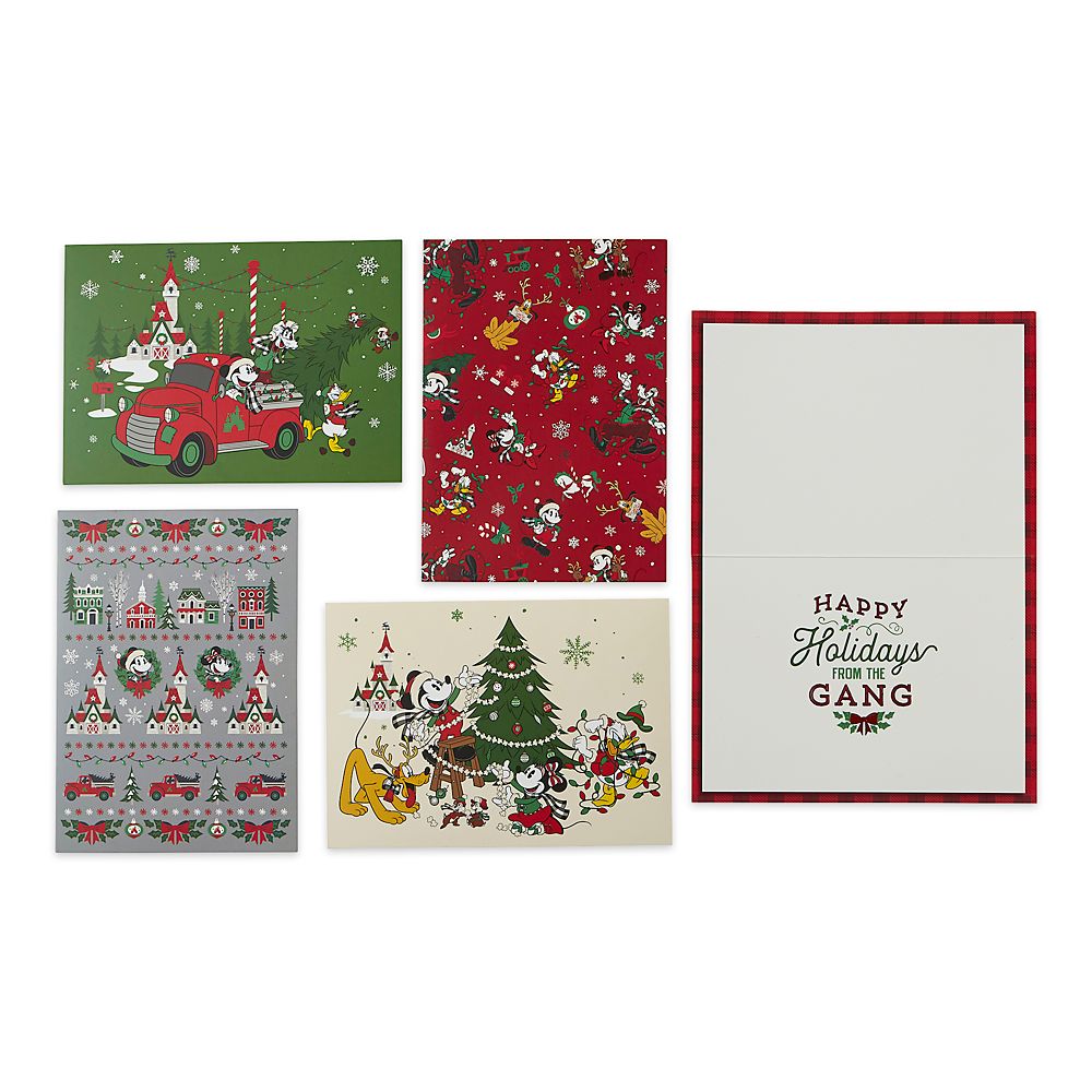 Mickey Mouse and Friends Holiday Greeting Cards