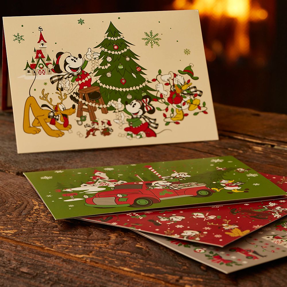 Mickey Mouse and Friends Holiday Greeting Cards