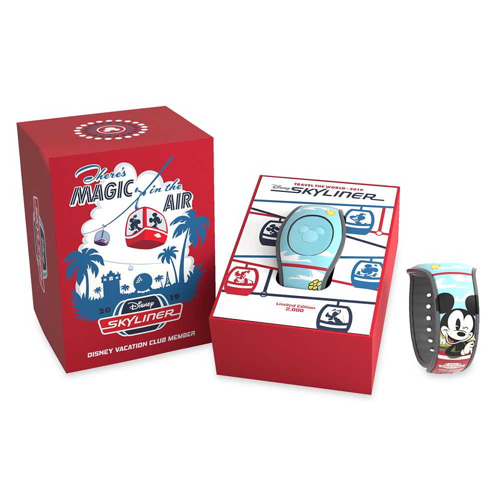 Mickey and Minnie Mouse Skyliner MagicBand 2 - Limited Edition