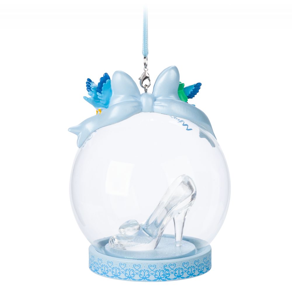 Cinderella Glass Slipper Globe Ornament