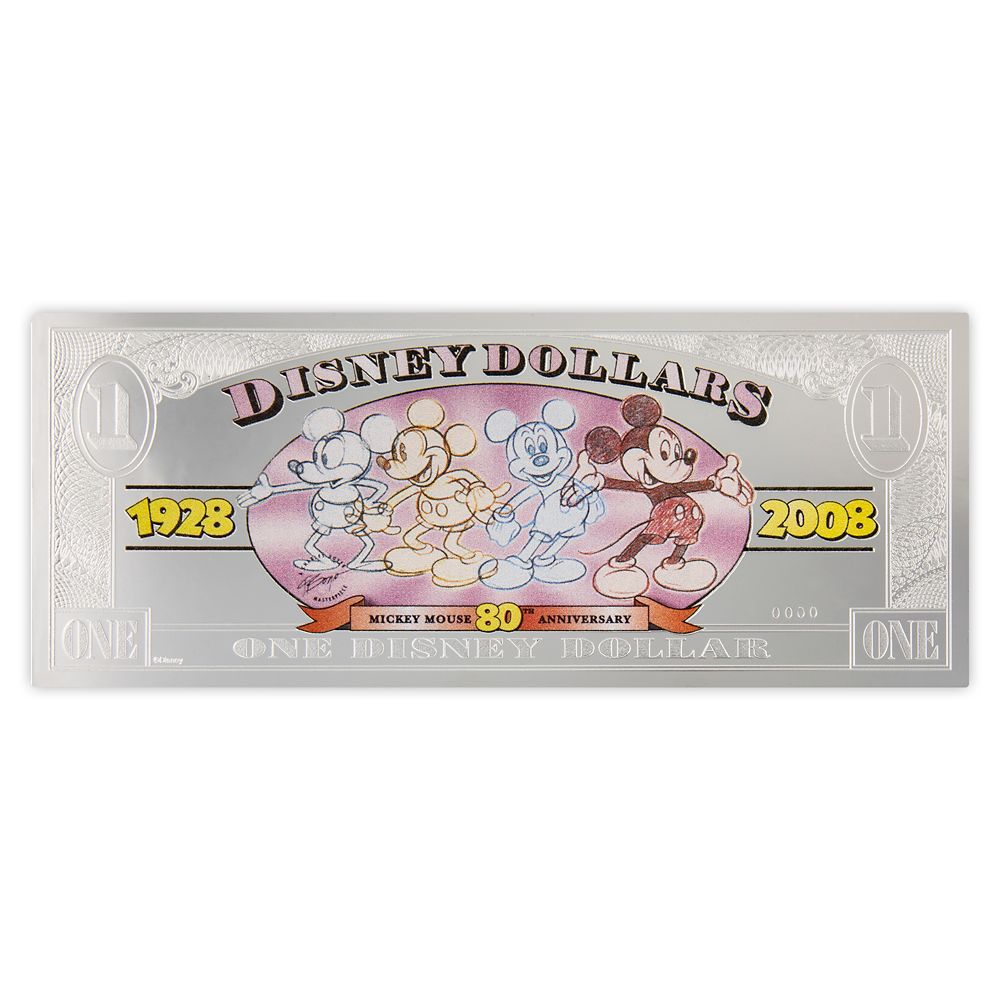 Mickey Mouse Silver Disney Dollar – Limited Edition