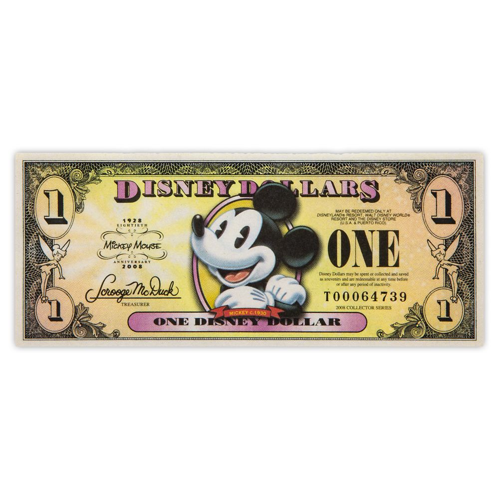 Mickey Mouse Silver Disney Dollar – Limited Edition