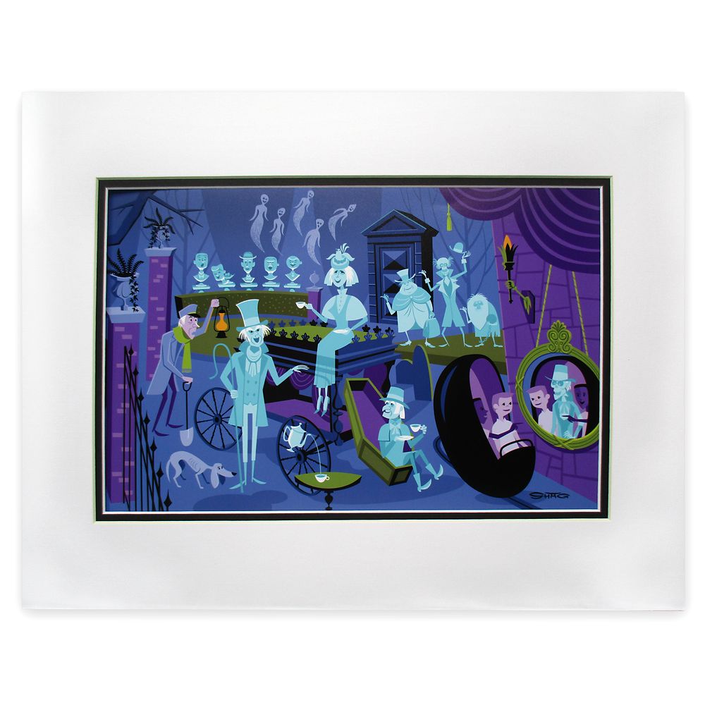 The Haunted Mansion ''31 Ghosts'' Deluxe Print by SHAG – Right Side