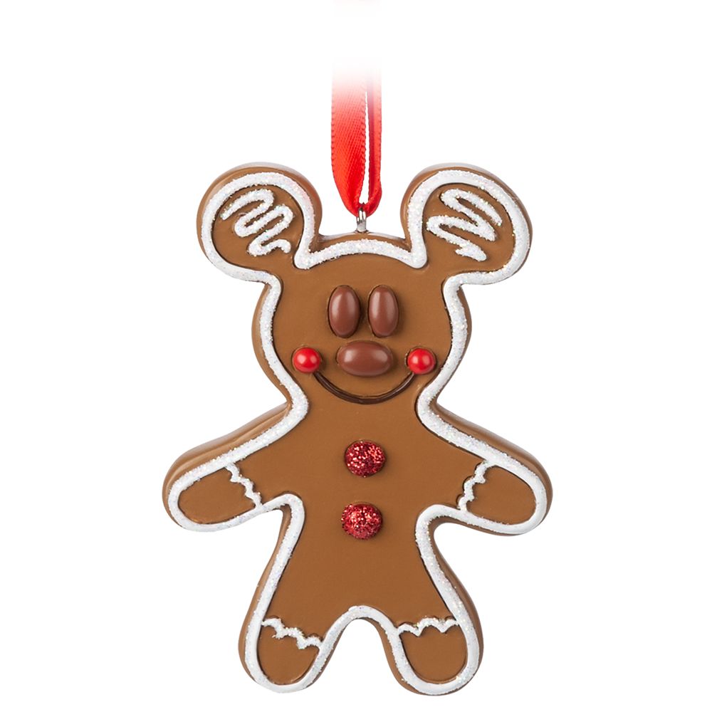 Mickey Mouse Gingerbread Cookie Ornament