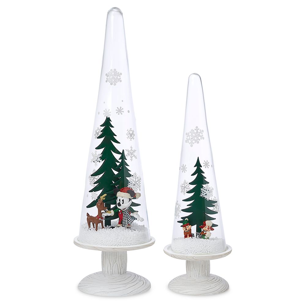 Mickey Mouse and Friends Holiday Pedestal Domes Set