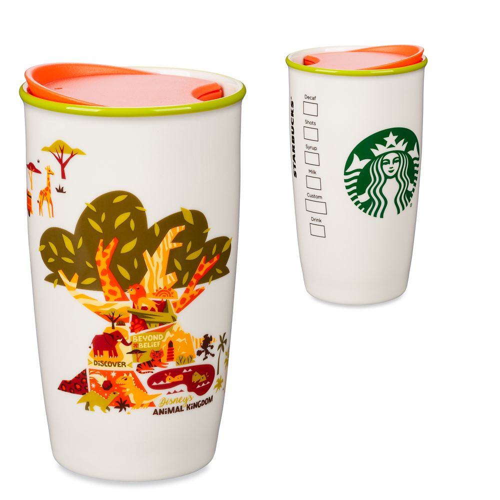 Disney's Animal Kingdom Tree of Life Starbucks Ceramic Travel Tumbler