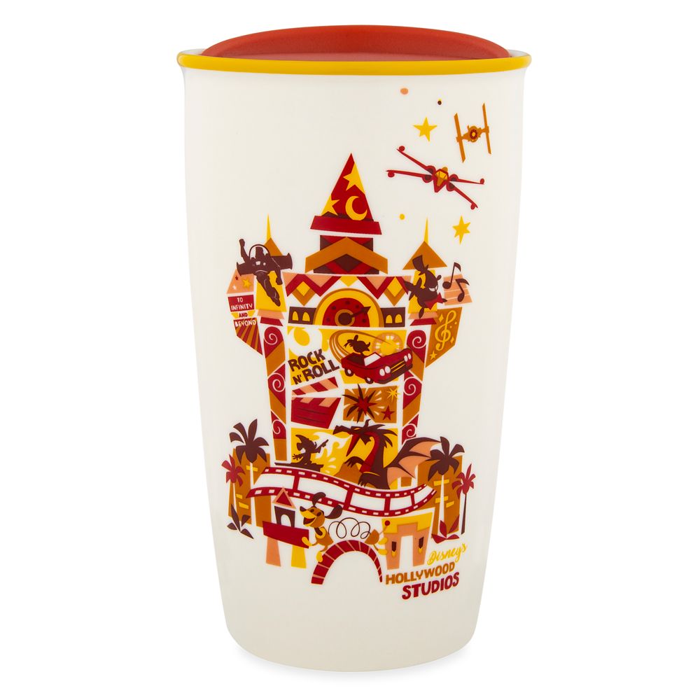 Disney's Hollywood Studios Collage Starbucks Ceramic Travel Tumbler