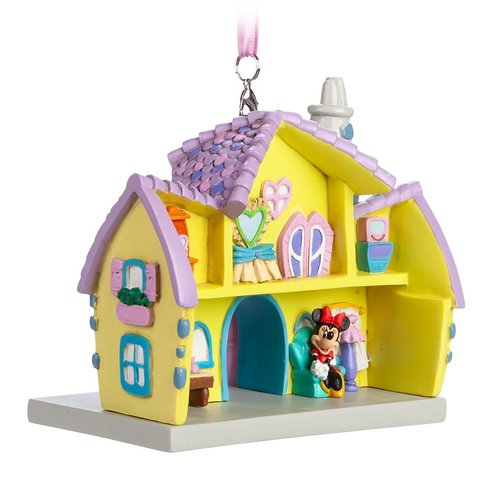 Minnie Mouse House Ornament – Mickey's Toon Town – Disneyland