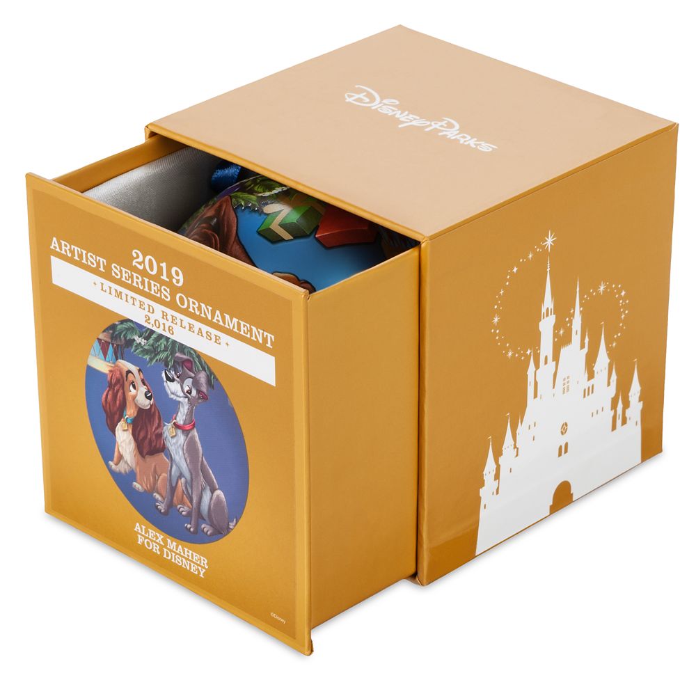 Lady and the Tramp 2019 Artist Series Ornament by Alex Maher – Limited Release