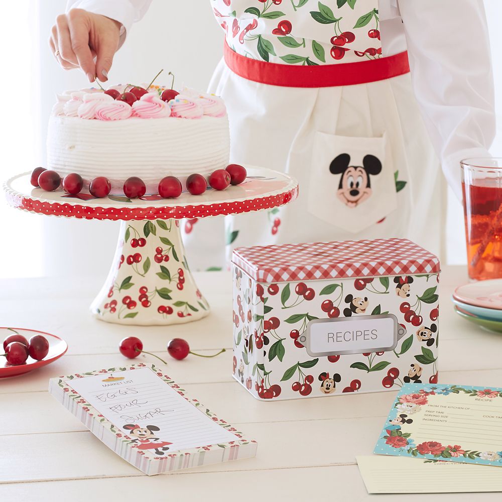 Mickey and Minnie Mouse Retro Recipe Cards and Box Set