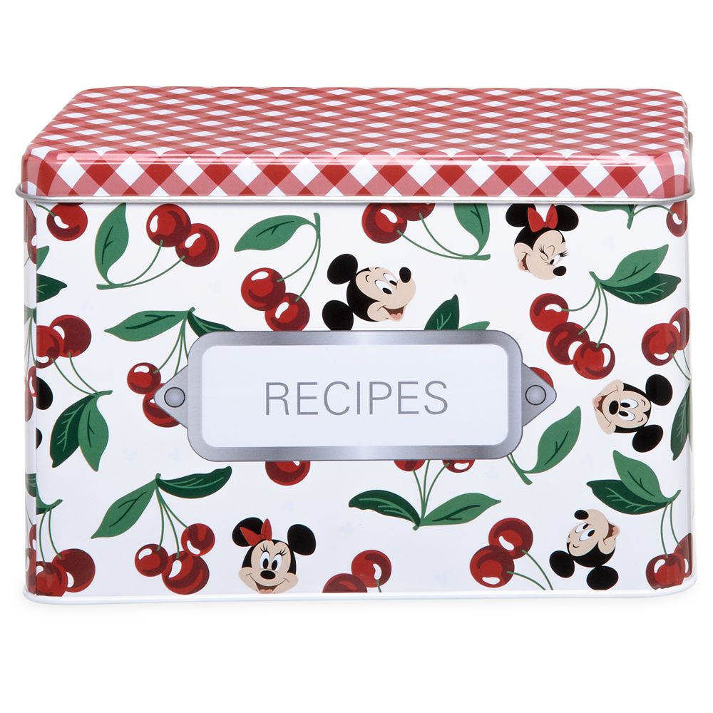 Mickey and Minnie Mouse Retro Recipe Cards and Box Set
