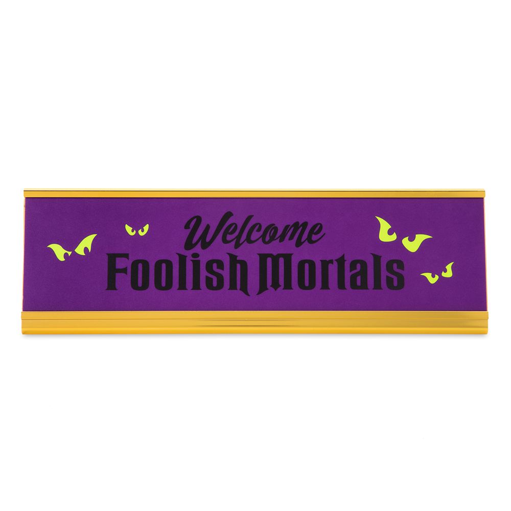 The Haunted Mansion Shelf Decor Desk Nameplate Sign Desk Decor Tiered Tray Decor Free-standing Tabletop Sign