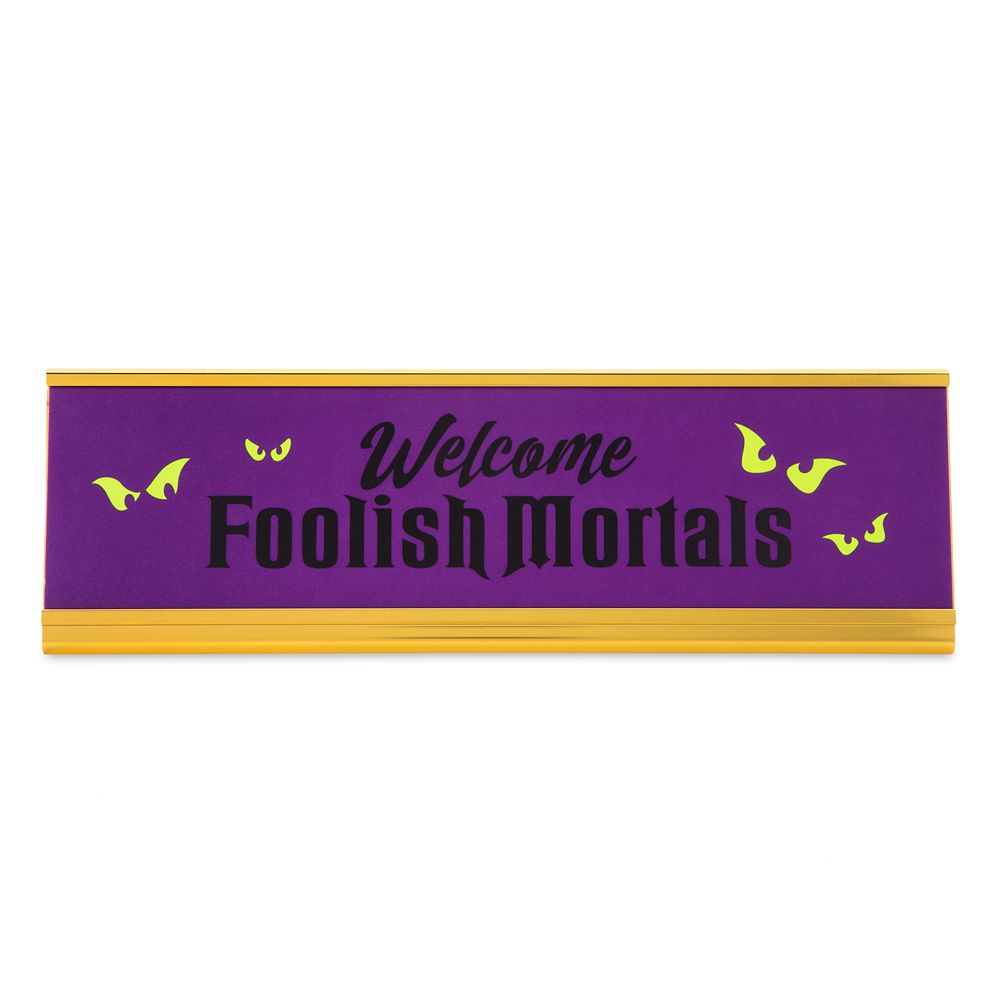 The Haunted Mansion Desk Nameplate now available for purchase