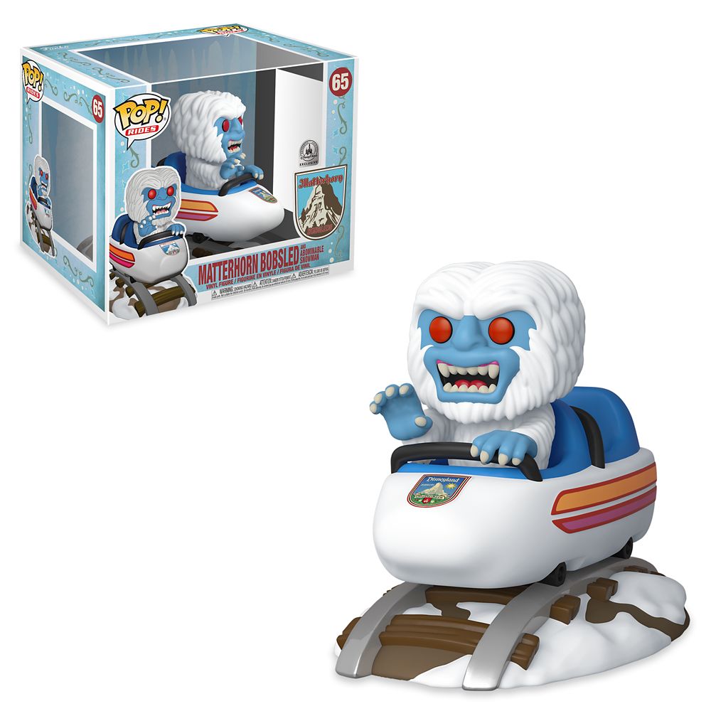 Matterhorn Bobsled with Abominable Snowman Pop! Rides Vinyl Figure by Funko