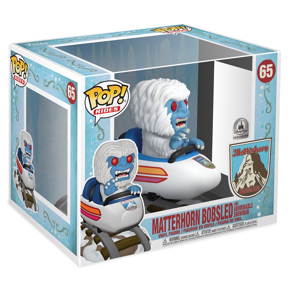 Matterhorn Bobsled with Abominable Snowman Pop! Rides Vinyl Figure by Funko