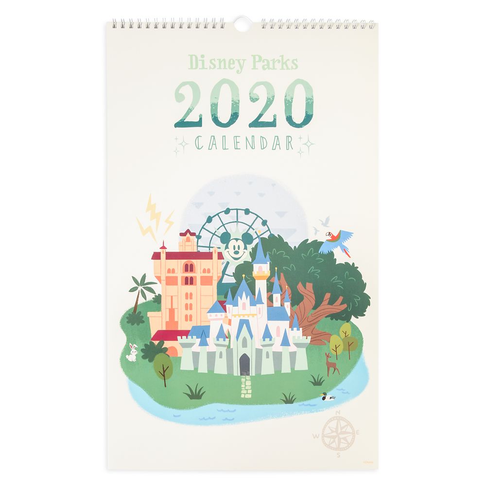 Disney Parks Poster Calendar 2020