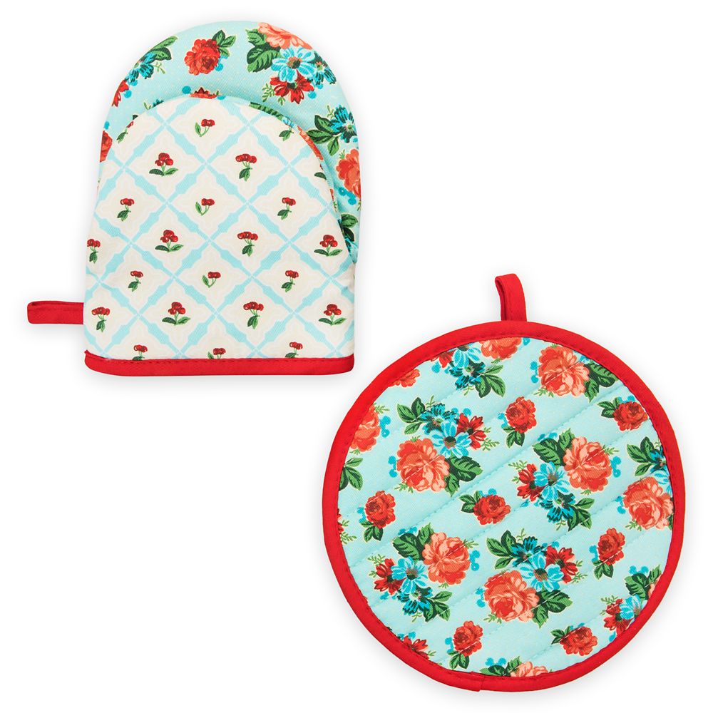 Mickey and Minnie Mouse Retro Oven Mitt Set